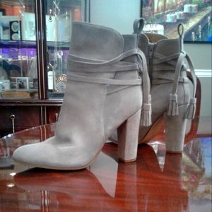 *SALE* Steve Madden Glorria Gray Suede Booties 9